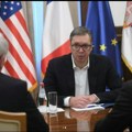 Vučić sa predstavnicima Kvinte Ponovio sam stavove Srbije o poslednjim događajima na KiM
