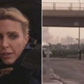 Novinarka izveštava dok padaju bombe oko nje! Mrežama kruži neverovatan snimak, govori u kameru, a eksplozije odjekuju