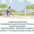 Nedelja 25. avgust – Kritična masa poručuje: Bezbedno u školu biciklom