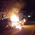 Zapaljen kontejner za ambalažni otpad - brzom intervencijom vatrogasaca sprečena veća šteta