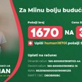 Rok produžen mesec dana: Nastavlja se humanitarna akcija za Miu Tomić (10) iz Kraljeva