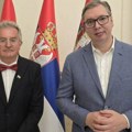 Aleksandar Vučić sa ambasadorom Srbije u Crnoj Gori Nebojšom Rodićem o novinama u srpskoj politici u regionu