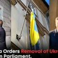 Sa češkog parlamenta skinuta jedna zastava Ukrajine, pojavilo se – pet novih