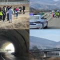 Marš pirotskih studenata Pirot-Niš! "Niz Nišavu zdignutu glavu"! "Pao" je i sedmi kilometar! Doruuučaaak