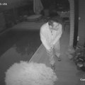 "Pink Panter sa Temua": Lopov snimljen dok se šunja oko kuće u Novom Sadu, a ljudi plaču od smeha na internetu