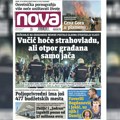 „Nova“ piše: Kako je glavna strategija vlasti postala huškanje na građanske nemire