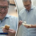 Vučić i Vučević pokazali kako se pravi dobar sendvič