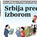 Izborna tišina za Šolakove medije mrtvo slovo na papiru: Naslovnica lista "Danas" dokazuje ponovno kršenje zakona