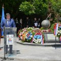Gašić položio venac na spomenik žrtvama NATO bombardovanja Varvarinskog mosta