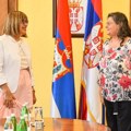 Maja Gojković primila ambasadorku Rumunije Odlična saradnja sa rumunskim županijama