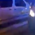 Jeziv snimak sa mesta nesreće u Železniku: Kombi potpuno zgužvan, muškarac teško povređen