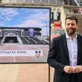 Počelo skidanje starog natpisa: Šapić: "Od danas 'Beogradska arena' ponovo nosi svoje izvorno ime (foto)
