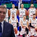 Tačno u 19 časova: Predsednik Vučić sa košarkaškom reprezentacijom Srbije