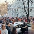 Protest se širi: Blokirane Birčaninova, Nemanjina i Ulica kneza Miloša (video)
