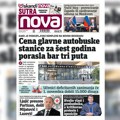 „Nova“ piše: Cena glavne autobuske stanice za šest godina porasla bar tri puta