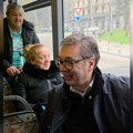 Vučić se provozao gradskim prevozom u Nišu: Autobus čist, građani zadovoljni