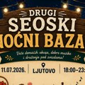 Seoski noćni bazar u Ljutovu 2026: Veče domaćih ukusa, muzike i druženja