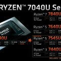 AMD predstavlja efikasnija Zen 4c jezgra unutar novih APU-ova serije Ryzen 7040U