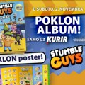 Ne propustite priliku da u subotu, 2. novembra, uz dnevne novine Kurir, dobijete Stumble Guys album za sličice!