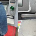 “Gde je novac?": Žena stala da podigne gotovinu, a onda usledio šok! Objavljen snimak kako se krade na bankomatima