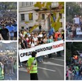 BLOG UŽIVO Impresivan broj građana u kolonama koje se slivaju na Savski trg na veliki skup „Srednjoškoci pamte“