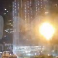 Dramatičan snimak iz Moskve! Snimljen trenutak udara drona u zgradu: Sve je bljesnulo i počelo da gori