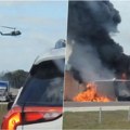 Stravično! Privatni avion sa 5 putnika udario u kola na autoputu na Floridi Usledila ogromna eksplozija (video)