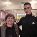 Serbia, this is Nada - hope for humanity! Kurir at the celebration with landlady who built house for her worker Nikola!