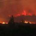 Turska u plamenu: Veliki požar pred vratima Izmira, zatvoren auto-put, jaki vetrovi otežavaju gašenje (video)