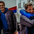 Federer video Šaćirija, pa mu pao u zagrljaj: Godinama su prijatelji, Rodžer obožava albanskog provokatora!