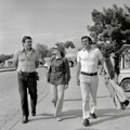 Legende jugoslovenskog filma na Tvrđavskom mostu: Bata Živojinović i Boris Dvornik u Nišu