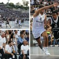 (Foto) spektakl pod otvorenim nebom: Partizan pobedio PAOK na punom Tašmajdanu