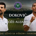 Četvrtfinale Vimbldona: Novak Đoković – Feliks Ože-Alijasim UŽIVO