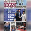 "Nova" piše: EU traži novog lidera u Srbiji