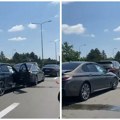 Lančani sudar na auto-putu: Šest automobila učestvovalo u nesreći kod Geneks kule VIDEO