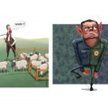 „Da li si normalan, ne može izložba, hoćeš da dobijem otkaz“: Zabranjene karikature Vučića, Vulina i Šapića umetnik…