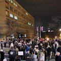 Dvanaesti protest SPN-a završen šetnjom do studenata koji blokiraju Birčaninovu i Kneza Miloša
