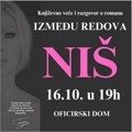 Književno veče Tamare Kučan u Oficirskom domu u Nišu