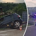 Karambol kod Bubanj potoka: Auto probio bankinu, povređene voze u bolnice