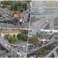 Kolona vozila na Plavom mostu i Gazeli: Jutarnji špic u Beogradu