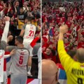 "Ja te volim Srbijo": Rukometaši na tribini sa navijačima, slavlje za pamćenje