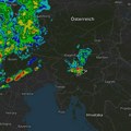 Jako nevreme pogodilo Novu Goricu, moguće superćelijske oluje: Region na udaru, pogledajte šta se približava