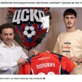 „Izabrao sam CSKA jer je bratski klub sa Partizanom“