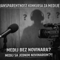 JAVNO OBRAĆANJE! Transparentnost Konkursa za medije, ili kako je "lako" biti medij bez ili sa jednim novinarom!