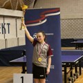 Mini-kadetkinja Ana Amanović iz Ruskog Sela državna prvakinja u stonom tenisu