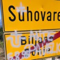 Grafiti sa ustaškim simbolima kod Zadra
