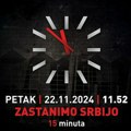 Završen treći dan blokade suda, građani pozvani da sutra u 11.52 zastanu 15 minuta na ulicama NS i cele Srbije