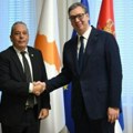 Odnosi Srbije i Kipra zasnovani na čvrstom prijateljstvu: Vučić se sastao sa ministrom odbrane Republike Kipar Vasilisom…