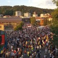 Protest u Užicu: Građani krenuli u protestnu šetnju ka magistrali