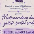 MNRO i Duga dele besplatne sadnice lavande na trgu u Leskovcu
